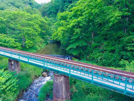 山田線と中津川